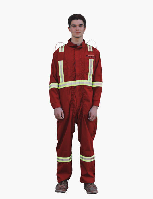 Dragon Hooks FR Coveralls - UltraSoft 7 oz - Red - PRE-ORDER